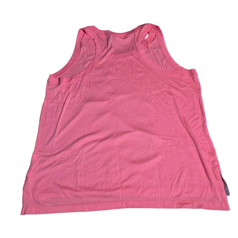 Y2K Nike Sportswear Womens XL Pink Blue Logo Graphic Tank Top Sleeveless Shirt